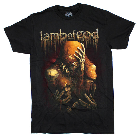Lamb Of God Skeleton & Reaching Hands T-shirt