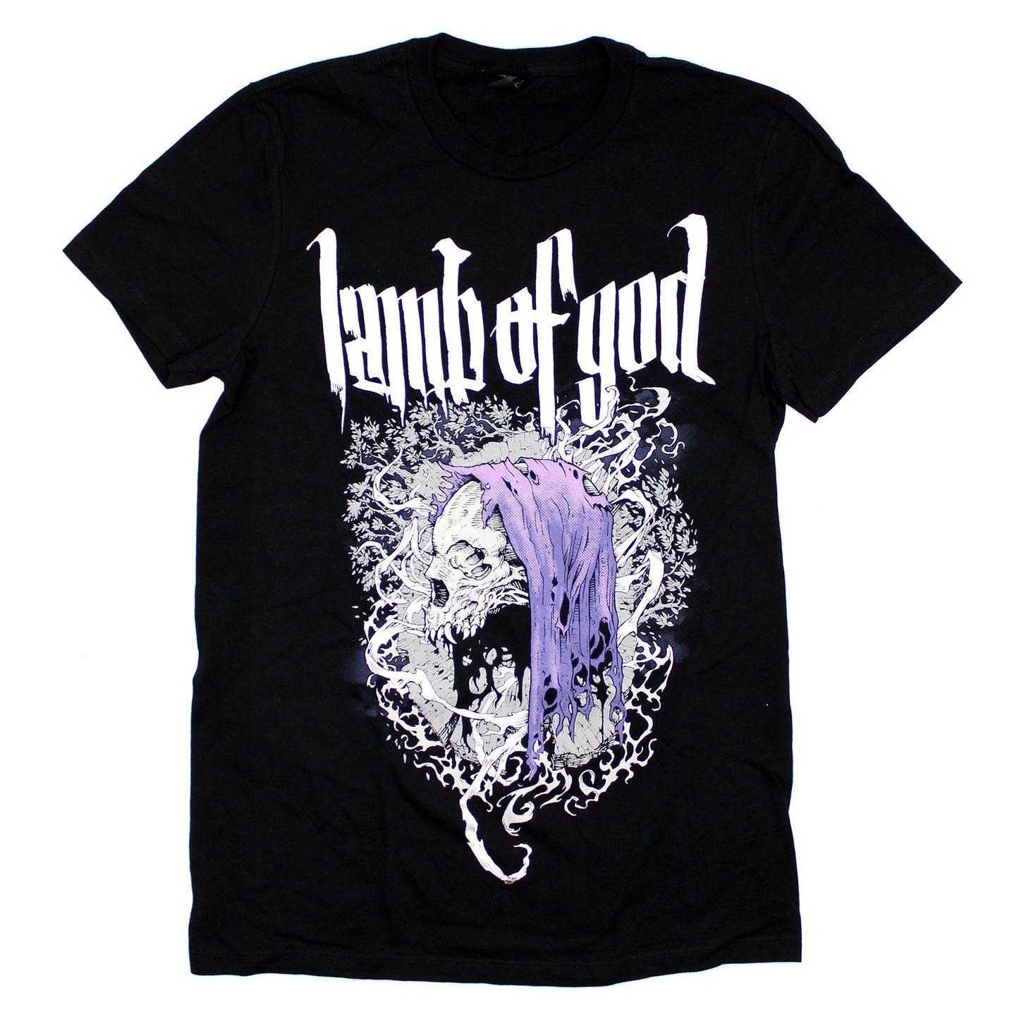 Lamb Of God Hooded Skull T-shirt