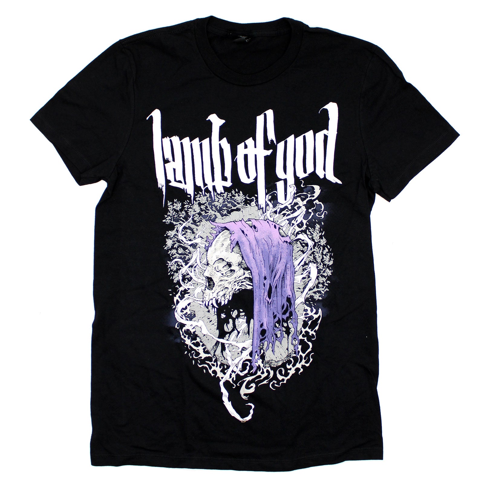 Lamb Of God Hooded Skull T-shirt