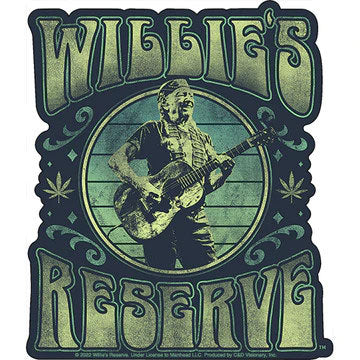 Willie's Reserve Guitar Sticker