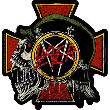 Iconic Slayer Logo Patch Heavy Metal Band Embroidered Iron On