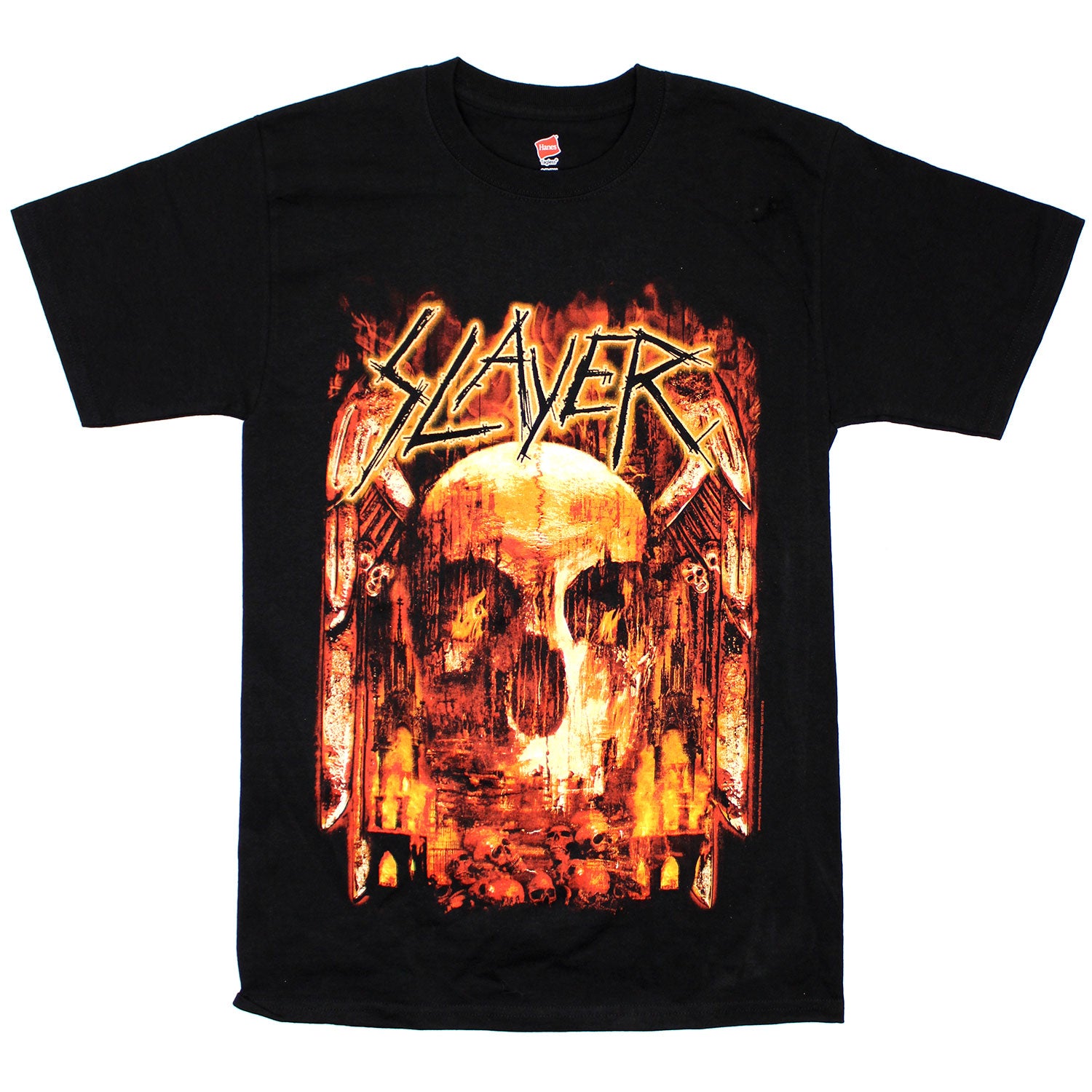 Slayer Fiery Wings 2019 World Tour Tee T-shirt