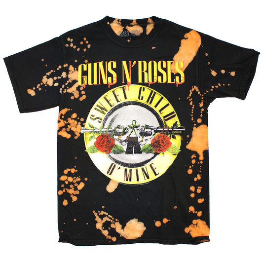 Guns N Roses Sweet Child Of Mine Pistols And Roses Circle T-shirt