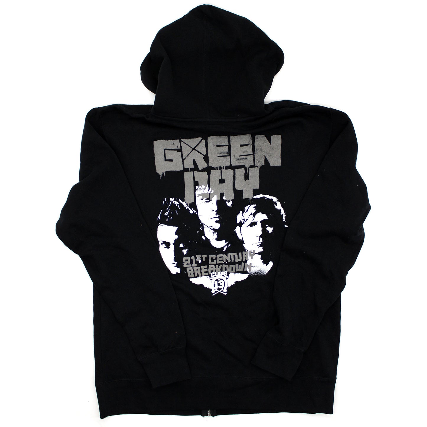 Green Day 21st Century Breakdown Zippered Hooded Sweatshirt