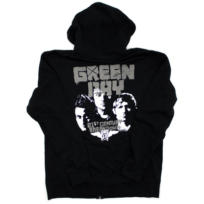 Green Day 21st Century Breakdown Zippered Hooded Sweatshirt