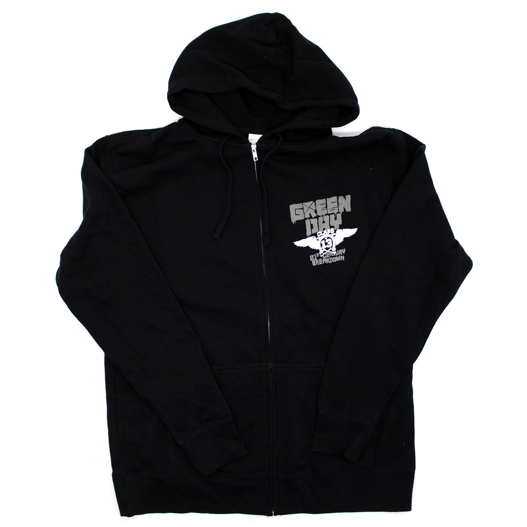 Green Day 21st Century Breakdown Zippered Hooded Sweatshirt