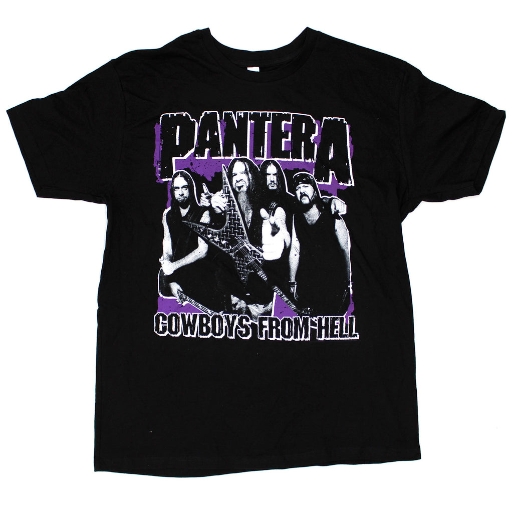 Pantera Purple Background Cowboys From Hell T-shirt 439168 | Rockabilia ...