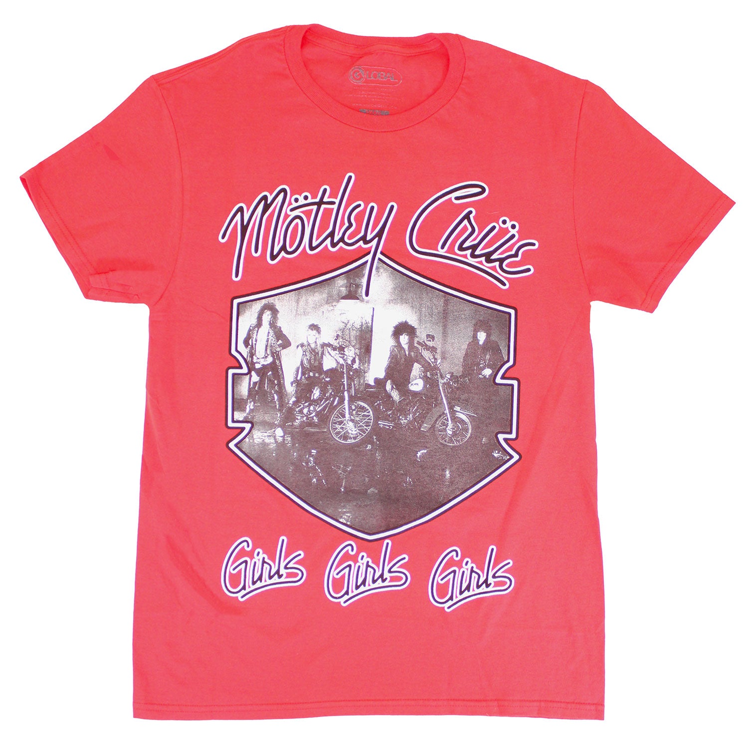 Motley Crue Bad Boys of Rock and Roll T-shirt