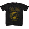 AC/DC Monochrome Ftatr Kids Childrens T-shirt