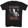 Halloween Slashing Thru The Snow T-shirt