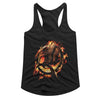 Hunger Games Flaming Mockingjay Junior Top