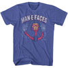 Man E Faces Head T-shirt