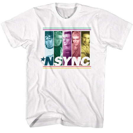 Nsync Multicolored Boxes T-shirt