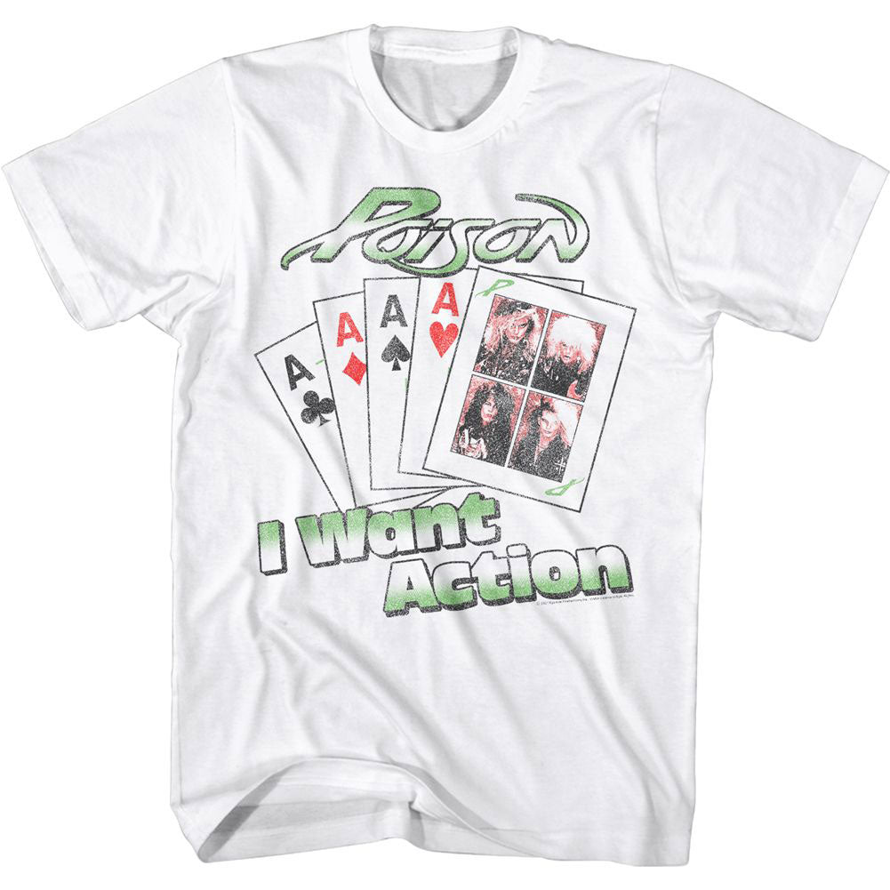 Poison Want Action Card T-shirt