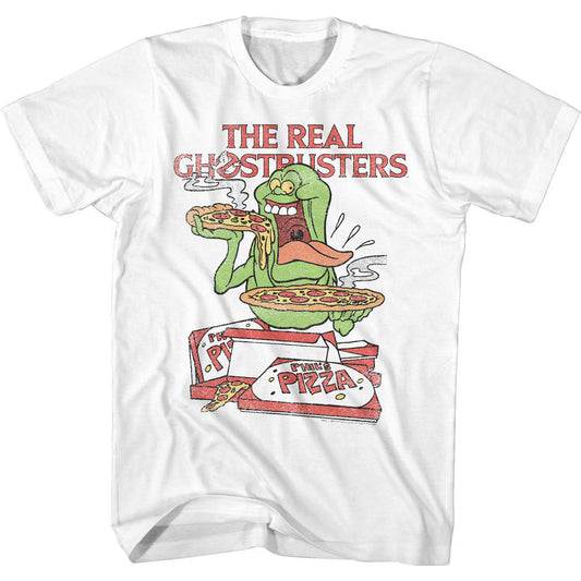Ghostbusters Slimer And Pizza T-shirt
