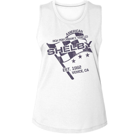 Débardeur Carroll Shelby Racing Stripe Snake – Produit Officiel Licencié, 100% Authentique