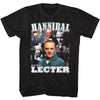 Silence Hannibal Lecter Collage T-shirt