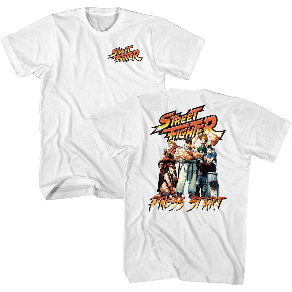 Street Fighter Press Start T-shirt