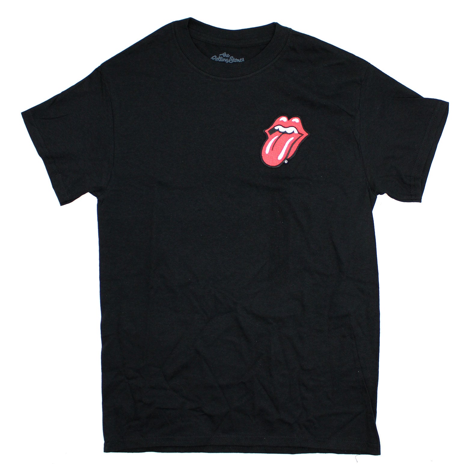 Rolling Stones Embroidered Tongue Pocket Logo T-shirt