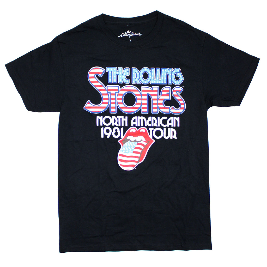 Rolling Stones North American 1981 Tour T-shirt