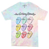 Pastel Tongues Tie Dye T-shirt