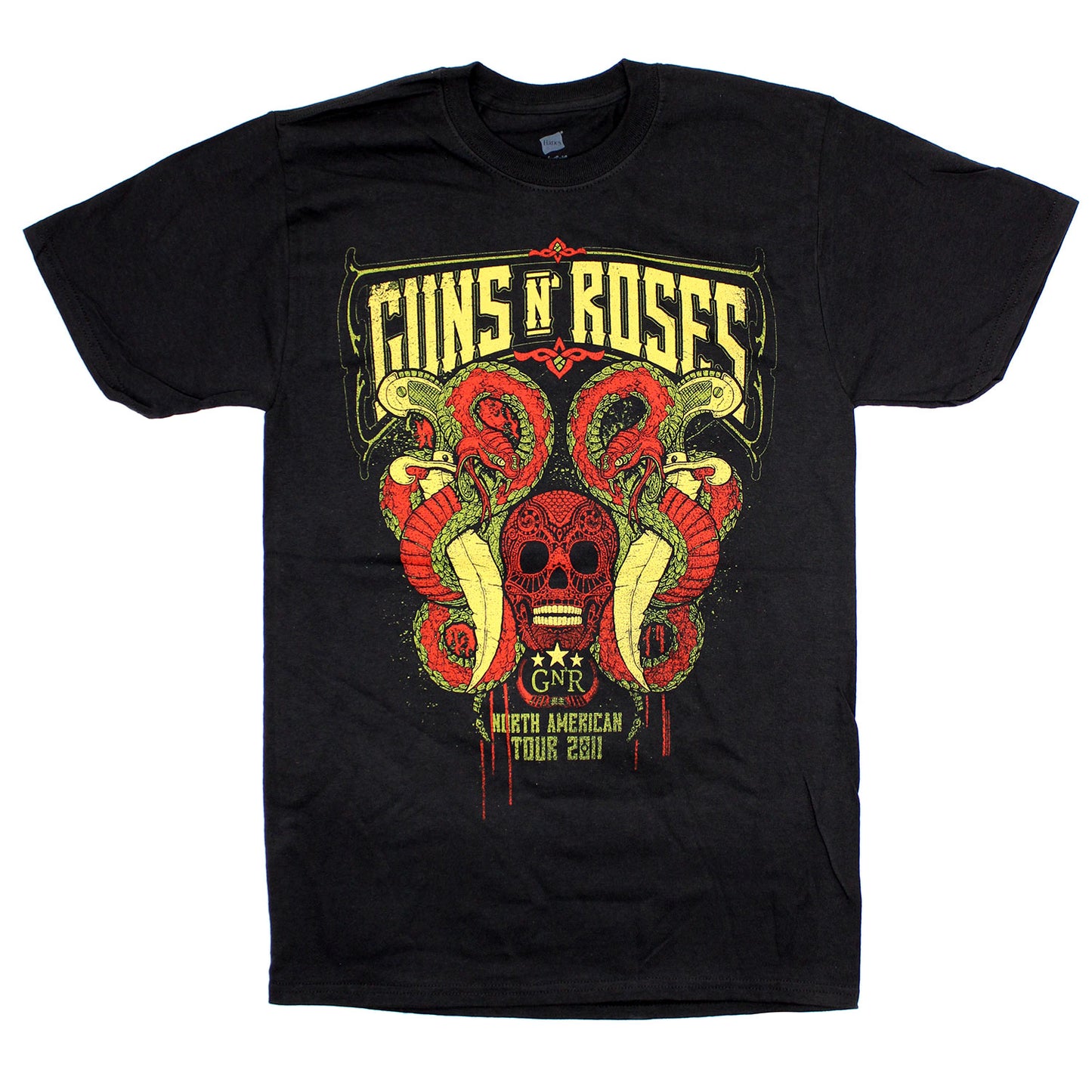 Guns N Roses North American Tour 2011 (Orlando - Las Vegas) T-shirt