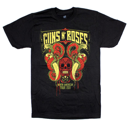 Guns N Roses North American Tour 2011 (Orlando - Las Vegas) T-shirt