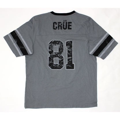 Motley Crue V-Neck Football Jersey Tee Footbal Jersey