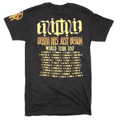 Death Has Just Begun World Tour 2017 T-shirt