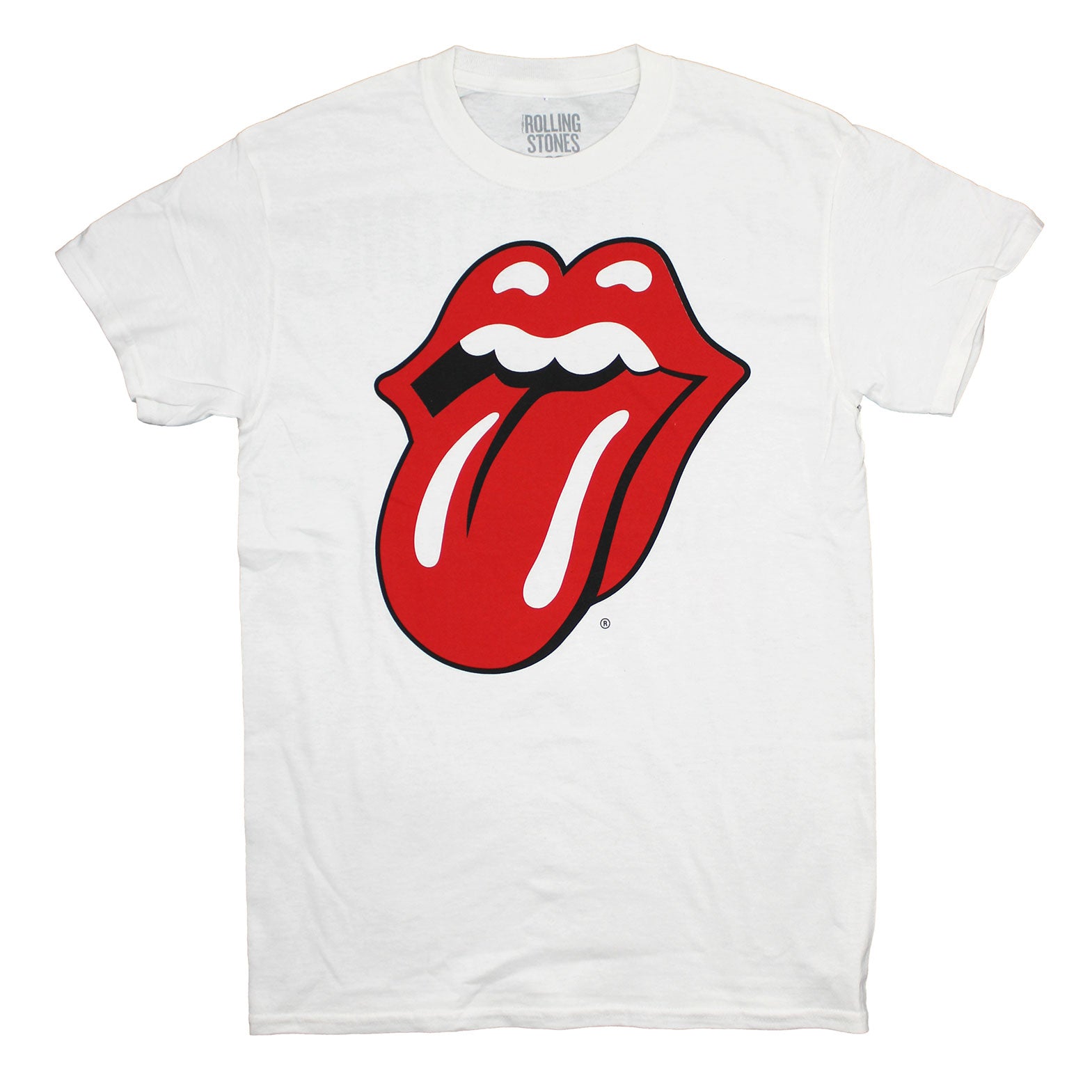 Rolling Stones Tongue Events 10/16 Tee on White T-shirt
