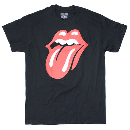 Rolling Stones Tongue Events 10/16 on Black Tee T-shirt