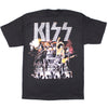 KISS Army Logo With 4 Makeup Faces T-shirt