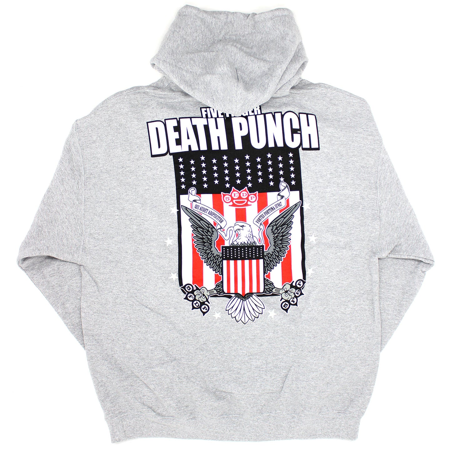 Qui Audet Adipiscitur Fortes Fortuna Iuvat Hooded Sweatshirt