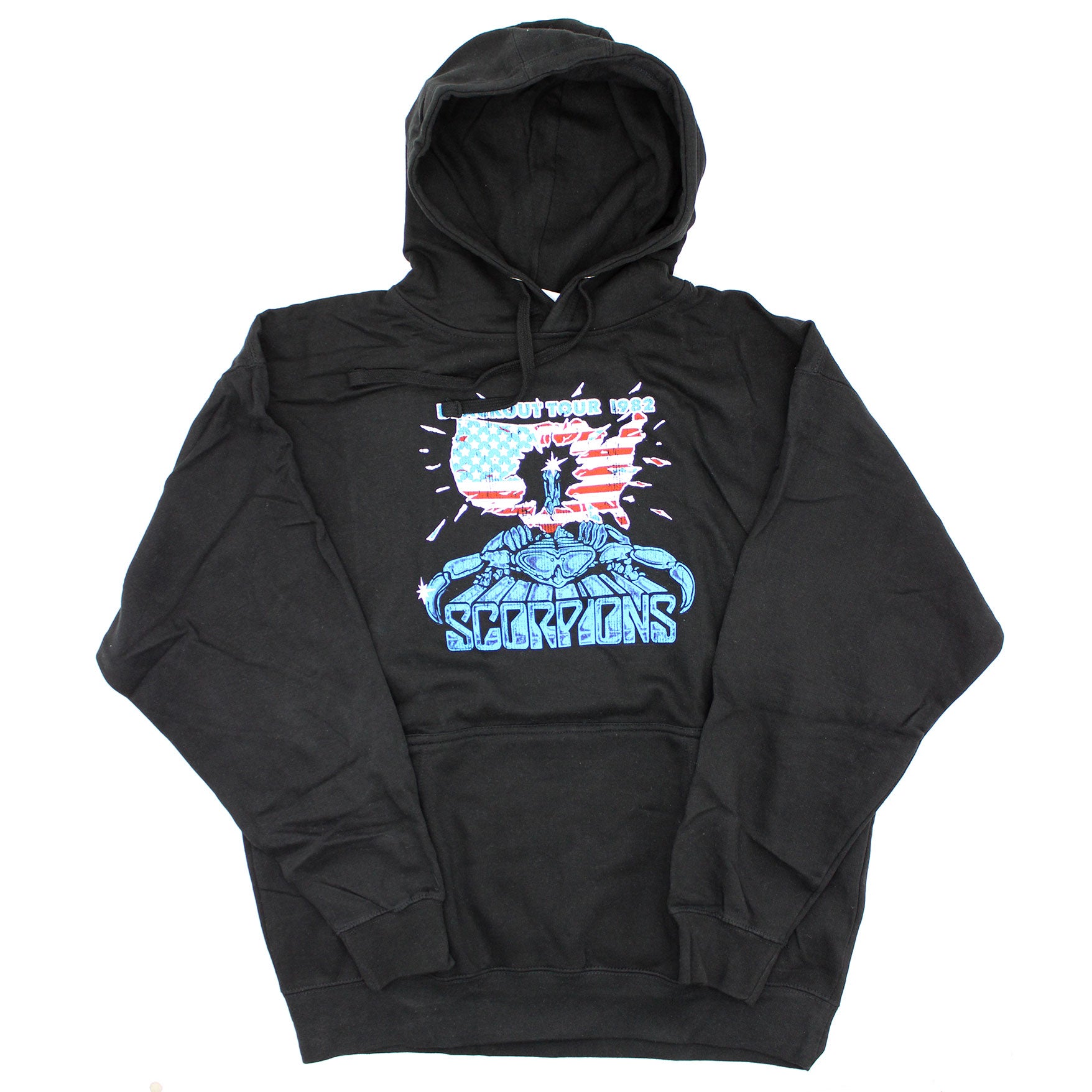 Blackout 1982 USA Tour Pull Over Hooded Fleece Hooded Sweatshirt