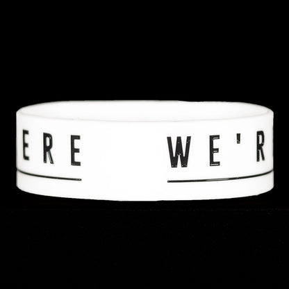 We're Going Nowhere Rubber Bracelet