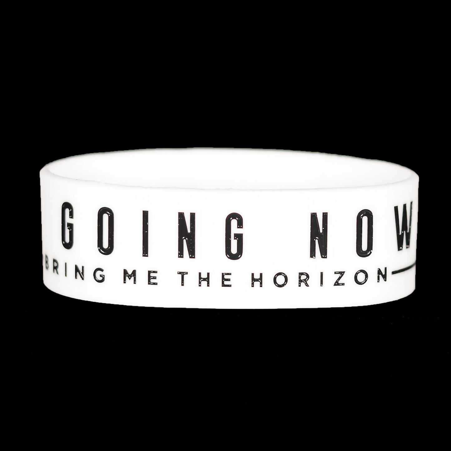 We're Going Nowhere Rubber Bracelet
