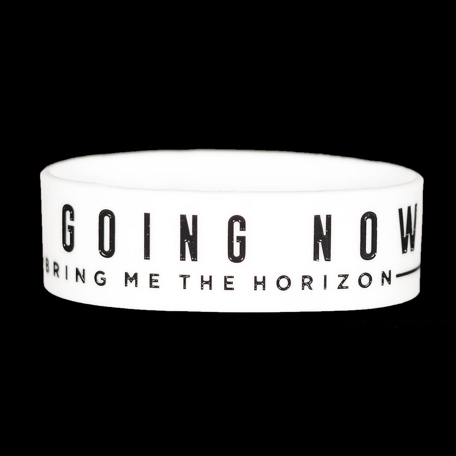 We're Going Nowhere Rubber Bracelet