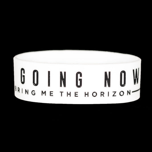 We're Going Nowhere Rubber Bracelet
