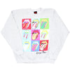 Warhol Tongues Crew Neck Fleece Sweatshirt