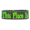 Haunted Silicone Wristband Rubber Bracelet