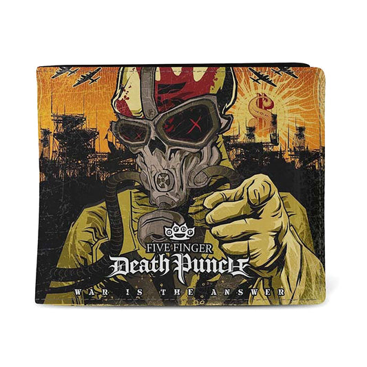 Five Finger Death Punch War Is The Answer Premium Wallet Bi-Fold Wallet