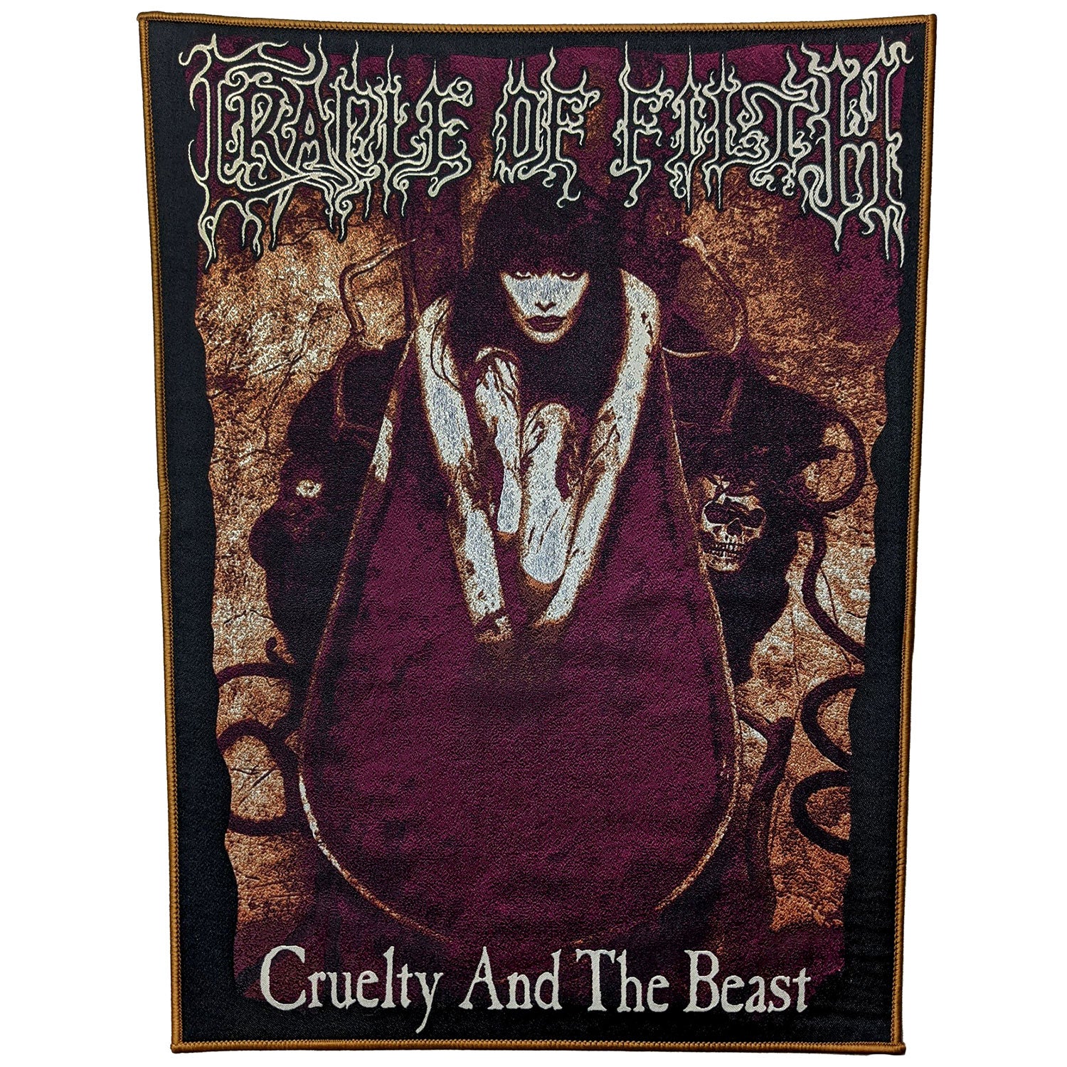 Cradle Of Filth Cruelty And The Beast Back Patch