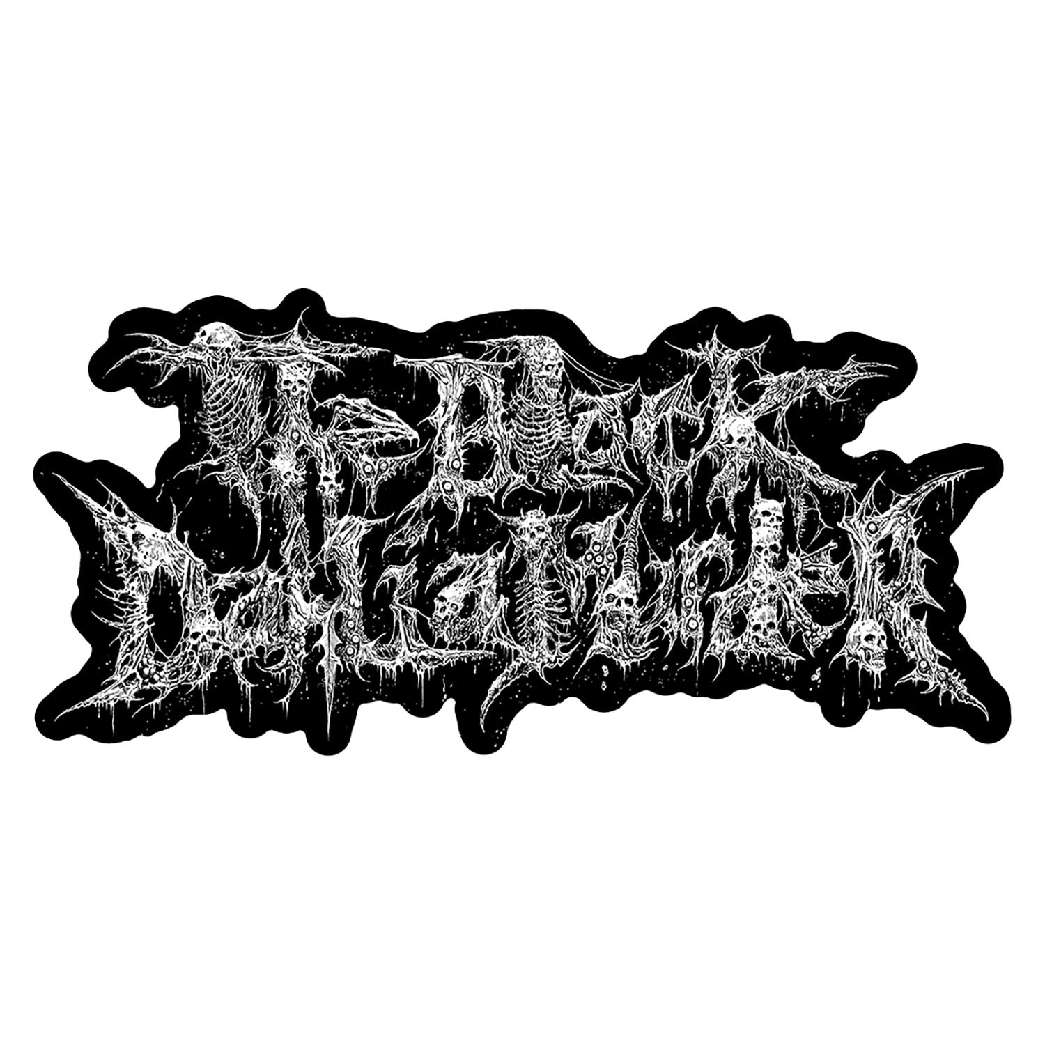 Black Dahlia Murder Riddick Logo oversized Sticker