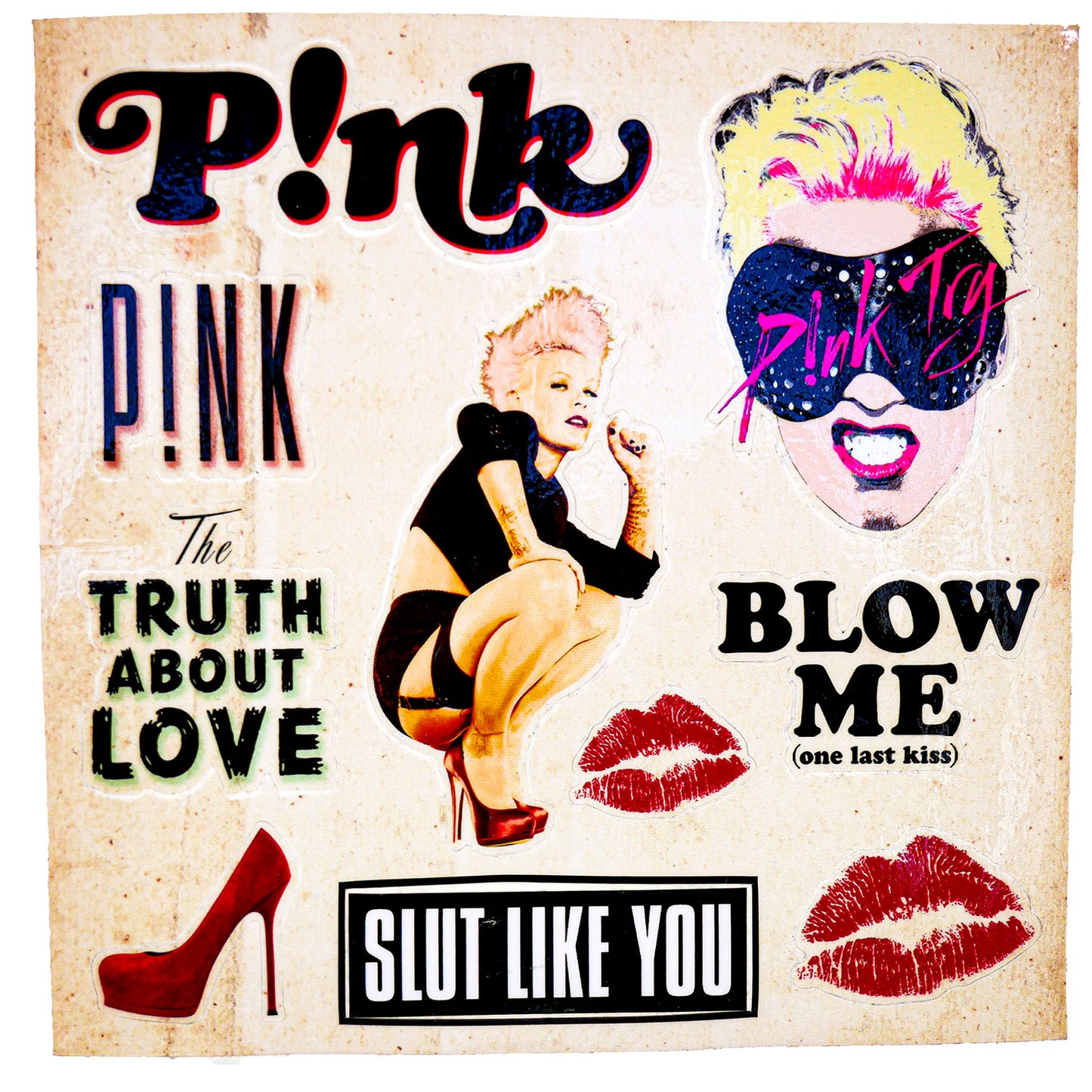 10 Piece Sticket Sheet Sticker Set