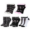 Mixed Logo 5 Pair Ankle Socks Socks