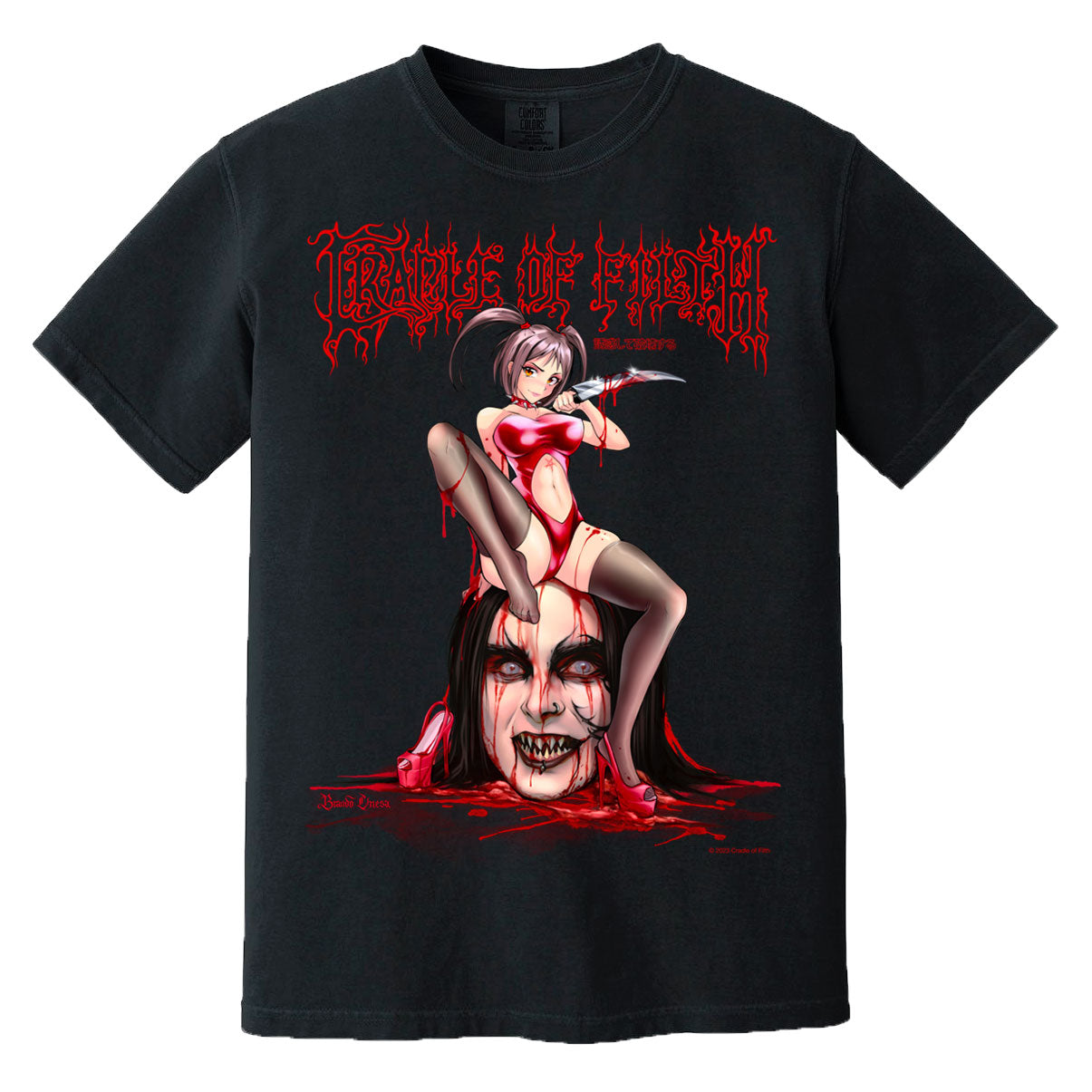 Seduce And Destroy by Brando Chiesa T-shirt