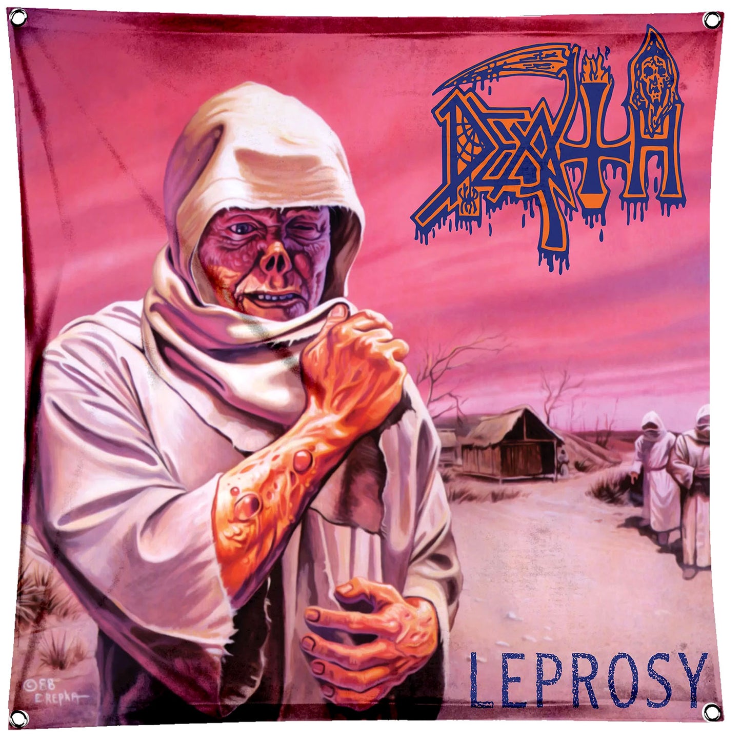 Death Leprosy Flag Poster Flag