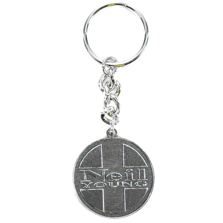 Round Logo Metal Key Chain