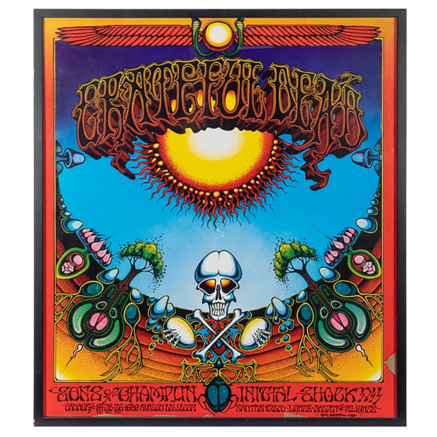 Sons Of Champlin Initial Shock!!!! Tin Concert Sign