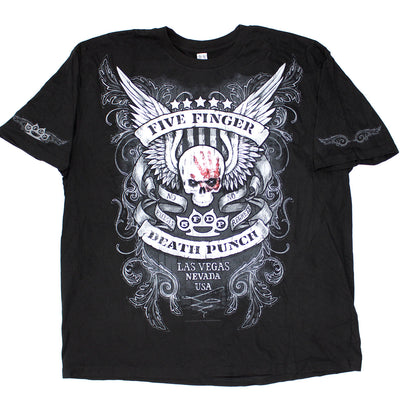 Five Finger Death Punch No Excuses No Regrets T-shirt